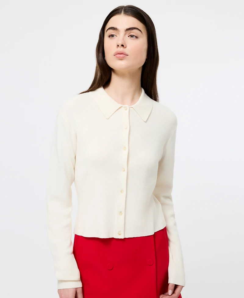 French Connection Women's Cozysoft Collared Cardigan
