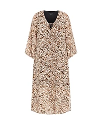 City Chic Plus Gigi Print Maxi Dress