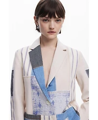 Desigual Women's Patchwork blazer