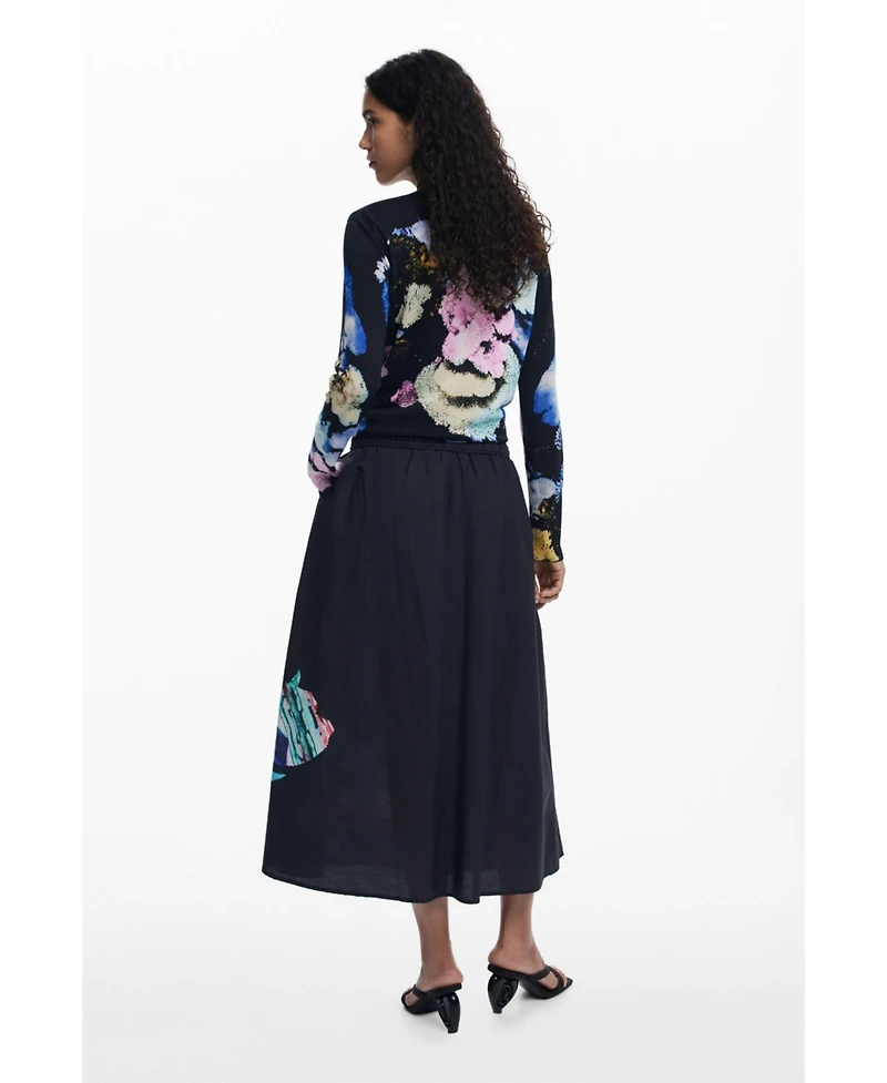 Desigual Women's Skirt designed by Mr. Christian Lacroix