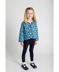 Florence Eiseman Big Girls Floral Print Quilted Jacket