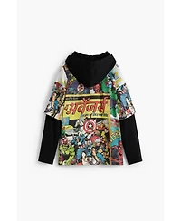 Desigual Boys Boys's Marvel T-shirt with layering effect