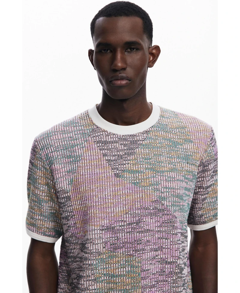 Desigual Men's Heathered short-sleeve T-shirt