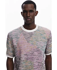 Desigual Men's Heathered short-sleeve T-shirt