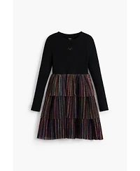Desigual Girls Girls's Lurex ruffle dress