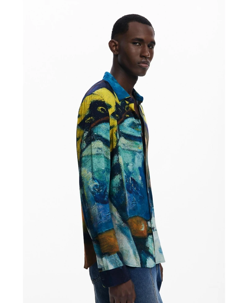 Desigual Men's Long-sleeve shirt bodegon