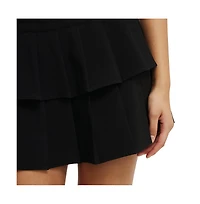 Cotton On Women's Double Pleated Mini Skirt