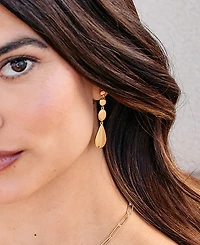 brook & york Gold Plated Elliot Earrings