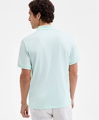 Alfani Men's Ottoman Short Sleeve Textured Quarter-Zip Polo Shirt