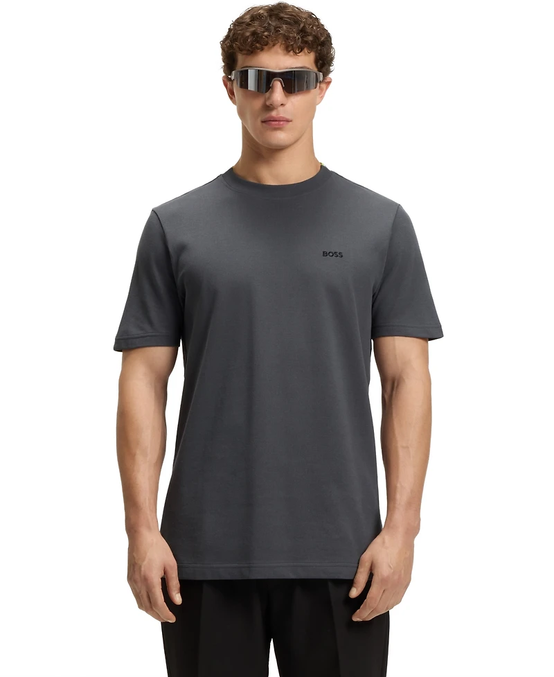 Boss by Hugo Men's Cotton-Pique Regular Fit T-Shirt