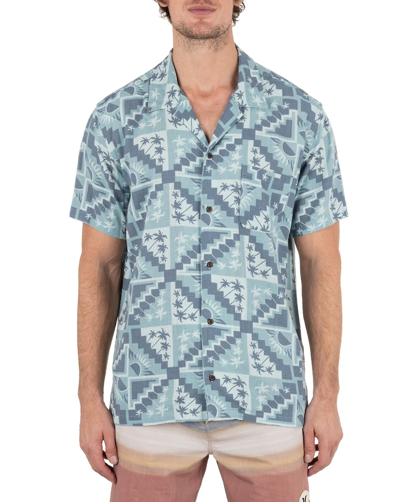 Hurley Men's Laguna Camp Short Sleeve Shirt