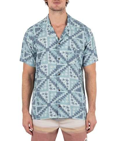Hurley Men's Laguna Camp Short Sleeve Shirt