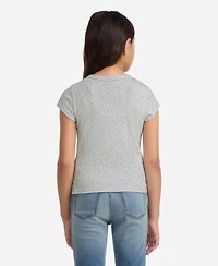 abercrombie kids Girls Ruched Side Bow T-Shirt