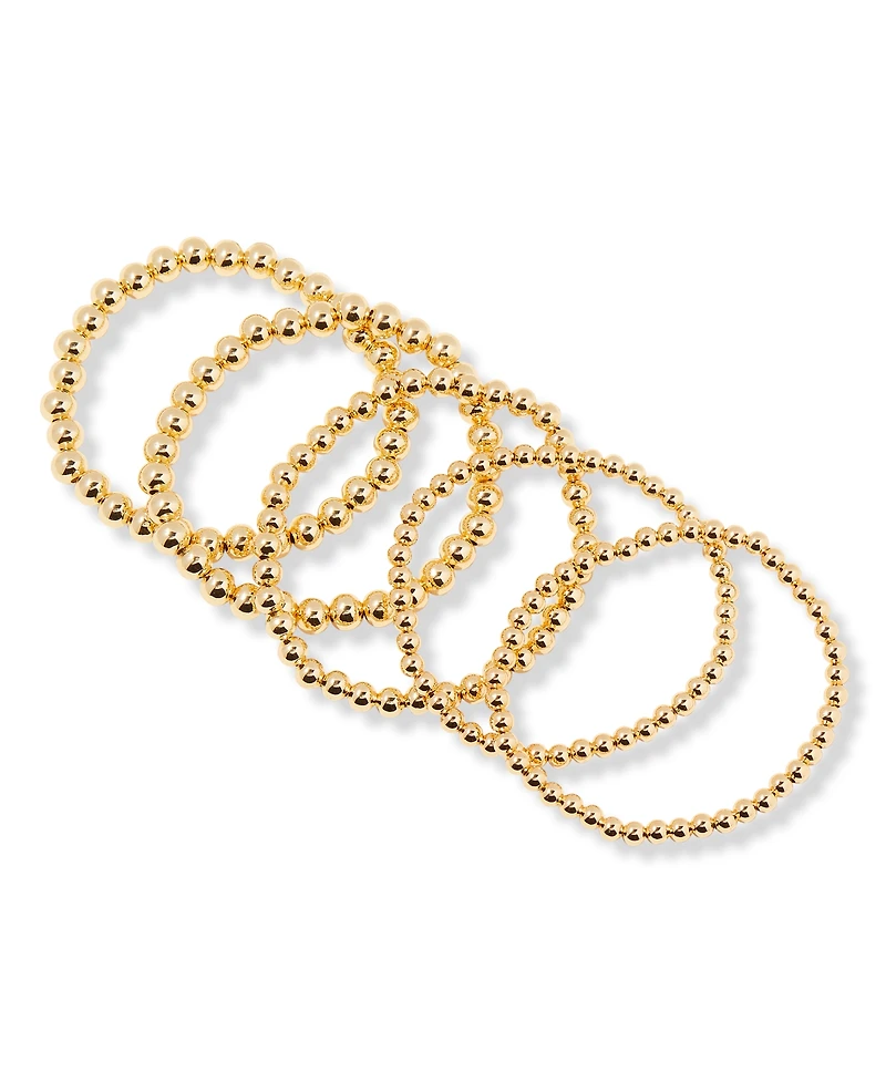 brook & york Gold Plated Makenna Xl Bracelet Set