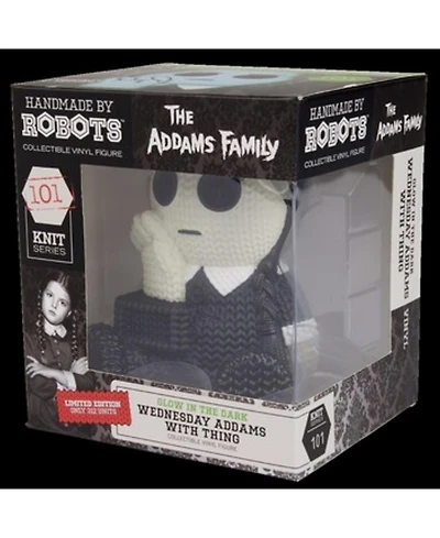 Handmade by Robots - The Addams Family - Wednesday with Thing #101 (Limited Edition Glow in the Dark)