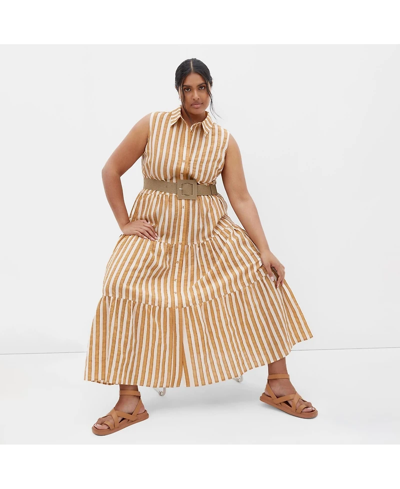 City Chic Plus Clean Lines Dress