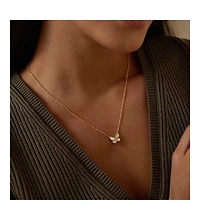 Renewed Hope Pearl Butterfly Necklace