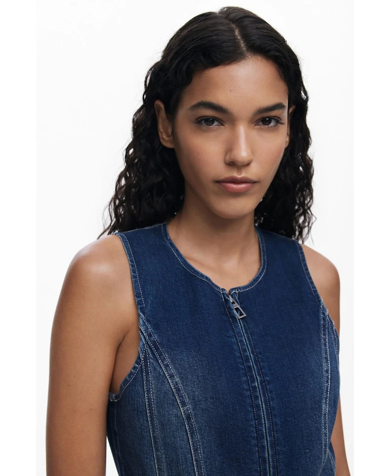 Desigual Women's Denim combined dress