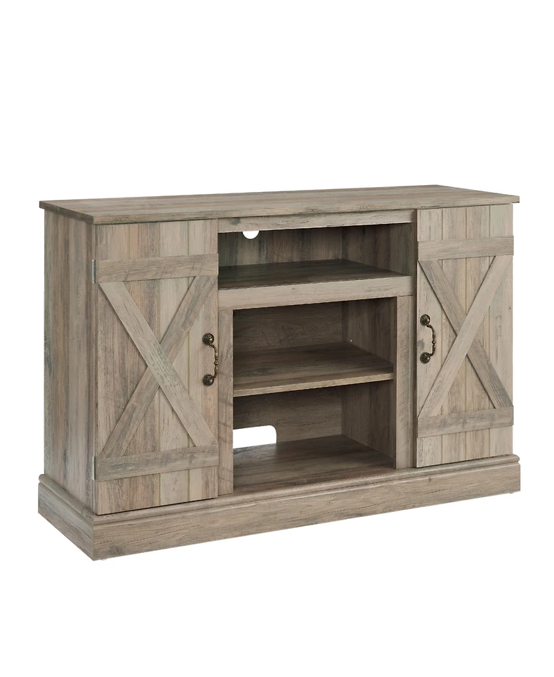 American retro Cabinet with Open and Closed Storage Space