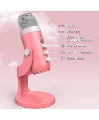 ZealSound Gaming Usb Microphone k66p and d65w Furry Cover
