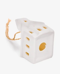 Holiday Lane Nordic Wonderland Ceramic House Ornament, Macy's Exclusive