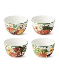 Certified International Harvest Fields Ice Cream Bowls, Set of 4