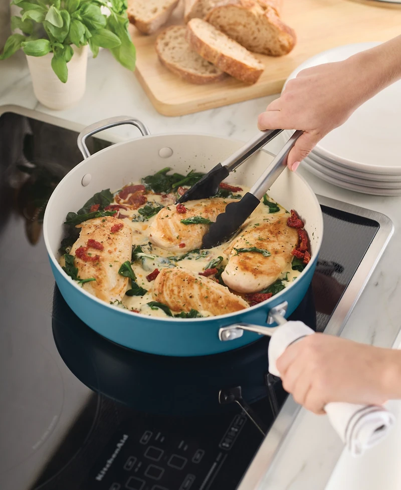 KitchenAid Hard-Anodized Ceramic Induction 5-Qt. Saute Pan with Lid