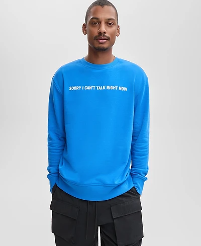 Mode of One Men's Cotton Sorry Graphic Sweatshirt, Macy's Exclusive