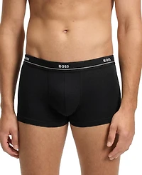 Boss by Hugo Men's Essential 5-Pk. Logo Waistband Trunks