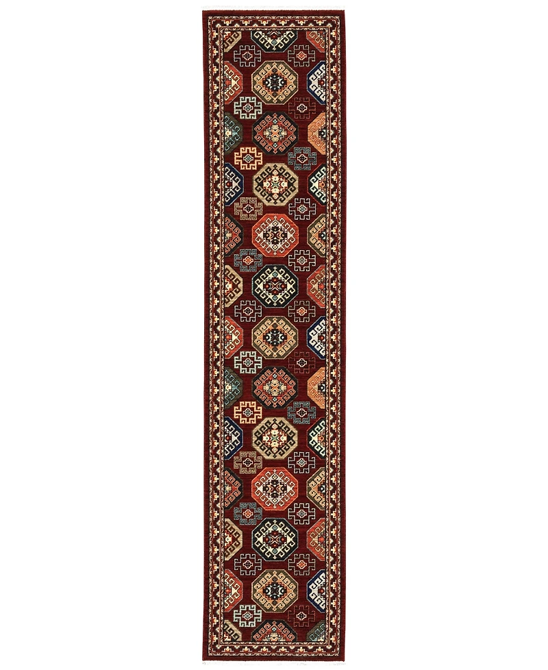 Oriental Weavers Lilihan 091R6 2'6"x12' Runner Area Rug