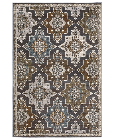 Oriental Weavers Ellington ELL07 3'10"x5'5" Area Rug