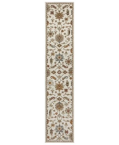 Oriental Weavers Andorra 2419B 2'6"x12' Runner Area Rug