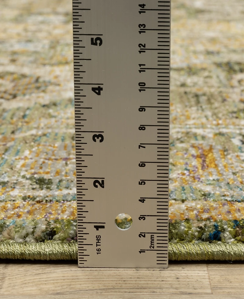 Oriental Weavers Andorra 2417B 2'3"x8' Runner Area Rug