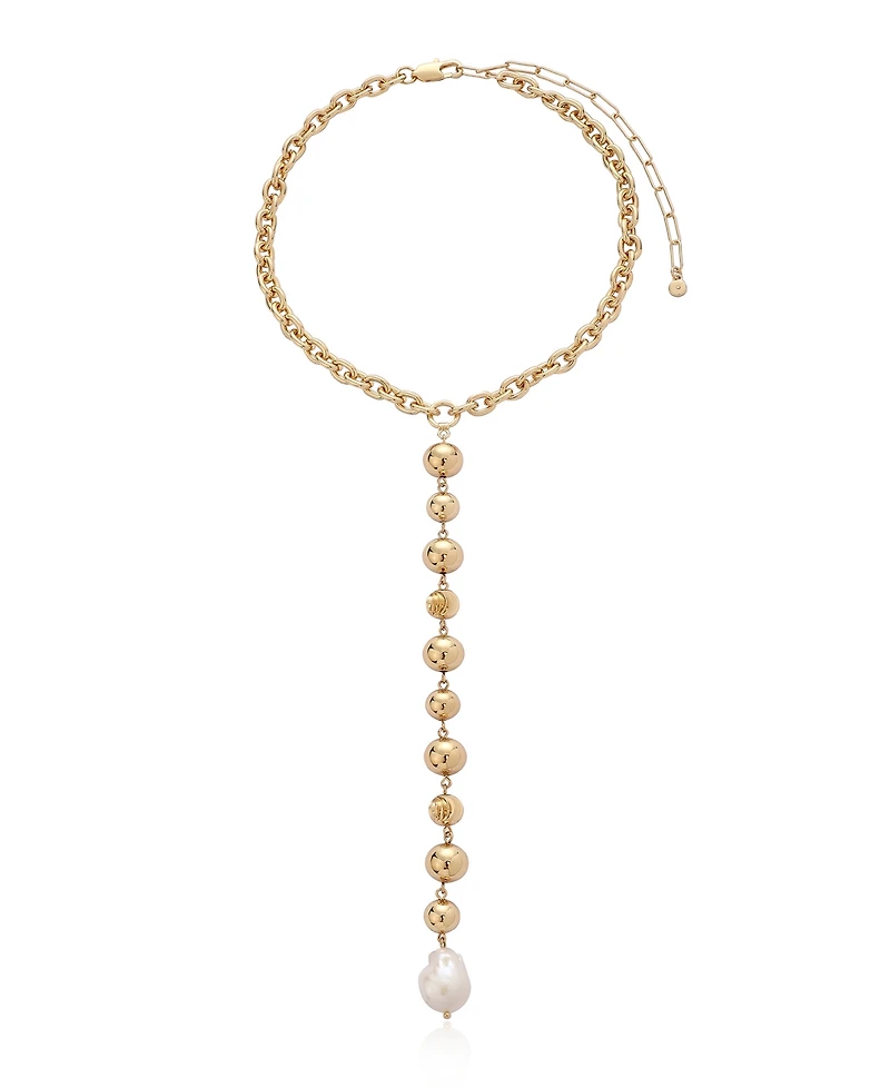 Ettika Deep Drop Lariat Necklace