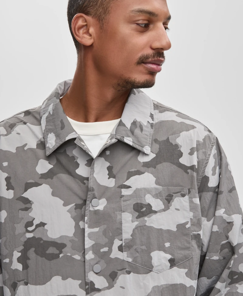 Mode of One Men's Relaxed Camo-Print Party Jacket, Macy's Exclusive