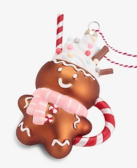 Holiday Lane Gingerbread Village Hot Cocoa Gingerbread Man Ornament, Macy's Exclusive