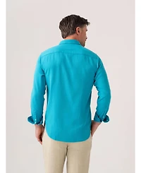 Koy Clothing Men's Kabisa Kikoy Cotton Long Sleeve Shirt