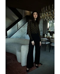 Sskein Women's Marcelle Pleated Knit Trousers