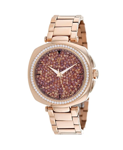 Christian Van Sant Women's Mirabella Orange Dial Watch
