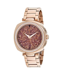 Christian Van Sant Women's Mirabella Orange Dial Watch