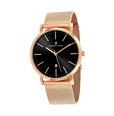 Christian Van Sant Men's Paradigm Black Dial Watch - CV4321