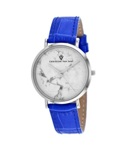Christian Van Sant Womens Lotus White Dial Watch Cv0420