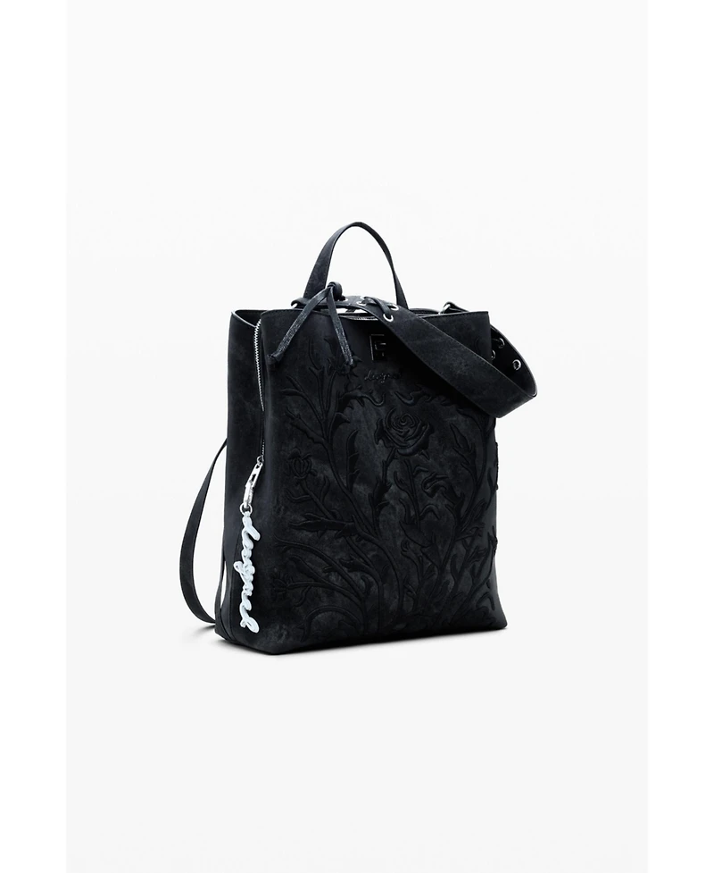 Desigual Women's Small 3D effect floral backpack