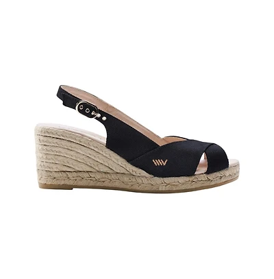 Viscata Llansa Canvas Espadrille Sandal Wedges