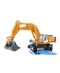 Siku 1/87 Liebherr 974 Excavator with Man Truck & Lowboy Trailer by Siku
