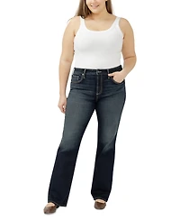 Silver Jeans Co. Plus Avery High Rise Curvy Fit Bootcut