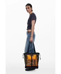 Desigual Women's Large nylon tote backpack