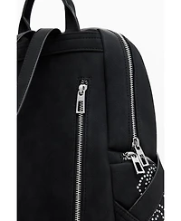 Desigual Women's Small backpack with studded pockets
