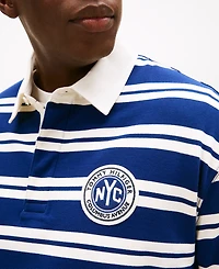 Tommy Hilfiger Men's Big & Tall Stripe Rugby Shirt