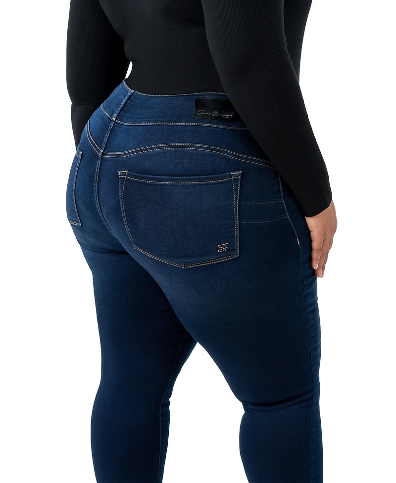 Seven7 Plus High Rise Curvy Legging Jeans